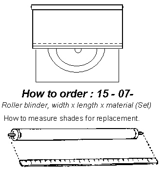 Cloth / Linen Products  150710  ROLLER BLINDER