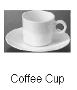 Tableware / Galley Utensils  170416  COFFEE CUP, MELAMINE 170 CC