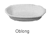 Tableware / Galley Utensils  170470  GRATIN DISH OVENWARE OBLONG 179 x 123 x 42 MM