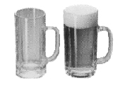 Tableware / Galley Utensils  170667  BEER MUG GLASS 500 CC