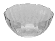 Tableware / Galley Utensils  170759  SALAD BOWL GLASS 210 MM