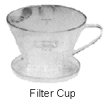Tableware / Galley Utensils  171186  COFFEE MAKER FILTER CUP MELITA 1 x 2