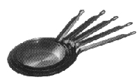 Tableware / Galley Utensils  171702  FRYING PAN STEEL DIAM 180 MM