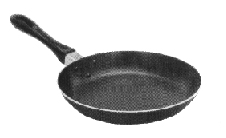 Tableware / Galley Utensils  171731  FRYING PAN STEEL TEFLON COATED DIA 240 MM