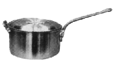 Tableware / Galley Utensils  171951  SAUCE PAN, ST.STEEL, 160 x 90 MM, 1.5 LTR
