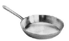 Tableware / Galley Utensils  171988  FRYING PAN ST. STEEL 220 MM SILVINOX VENUS NO.4622