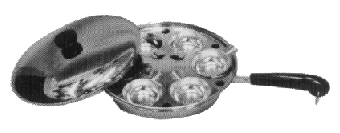 Tableware / Galley Utensils  172002  EGG POACHER ST. STEEL 6 CUPS x 250 MM