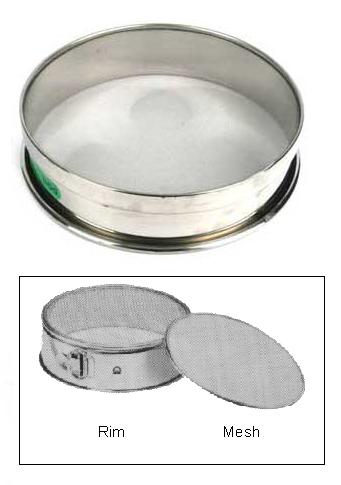 Tableware / Galley Utensils  172273  SIEVE MESH ONLY STAINLESS MESH NO.7 3.63 MM x 310 MM DIA