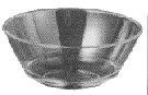 Tableware / Galley Utensils  170762  SALAD BOWL PLASTIC 185 MM