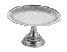 Tableware / Galley Utensils  170917  CAKE OR FRUIT STAND PLAIN ST. STEEL 255 MM DIAM