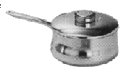 Tableware / Galley Utensils  171984  SAUCE PAN ST. STEEL 1.0 LTR SILVINOX VENUS NO.6414