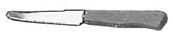Tableware / Galley Utensils  172350  GRAPEFRUIT KNIFE ST. STEEL BLADE 90 MM
