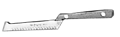 Tableware / Galley Utensils  172357  CHEESE KNIFE ST. STEEL OFFSET BLADE LENGTH 100 MM